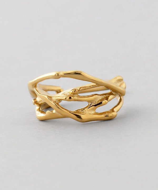 デザインフープピアス[ステンレス][Ownideal]