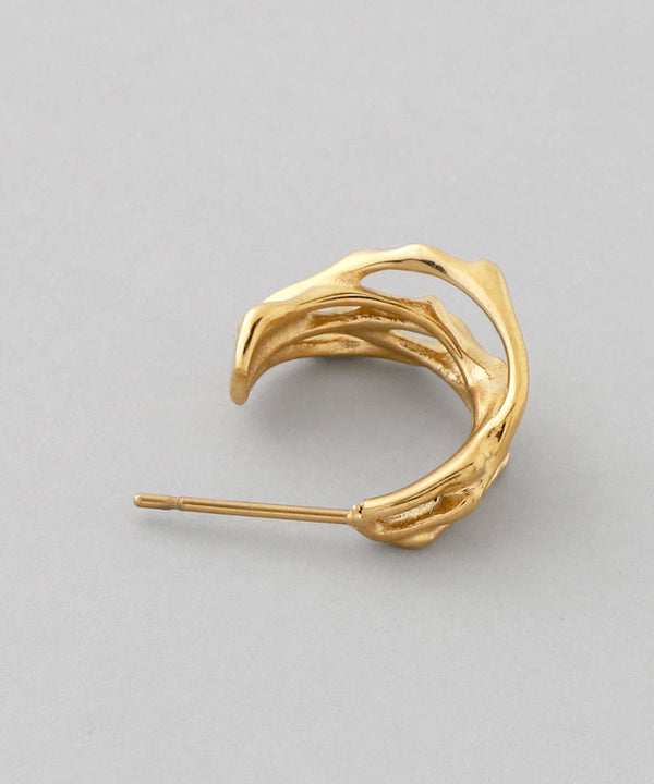 デザインフープピアス[ステンレス][Ownideal]