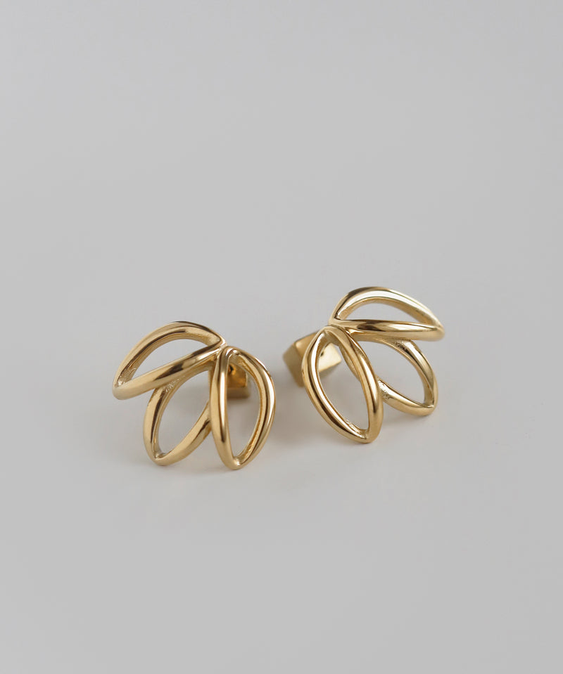 リーフピアス[ステンレス][Ownideal]