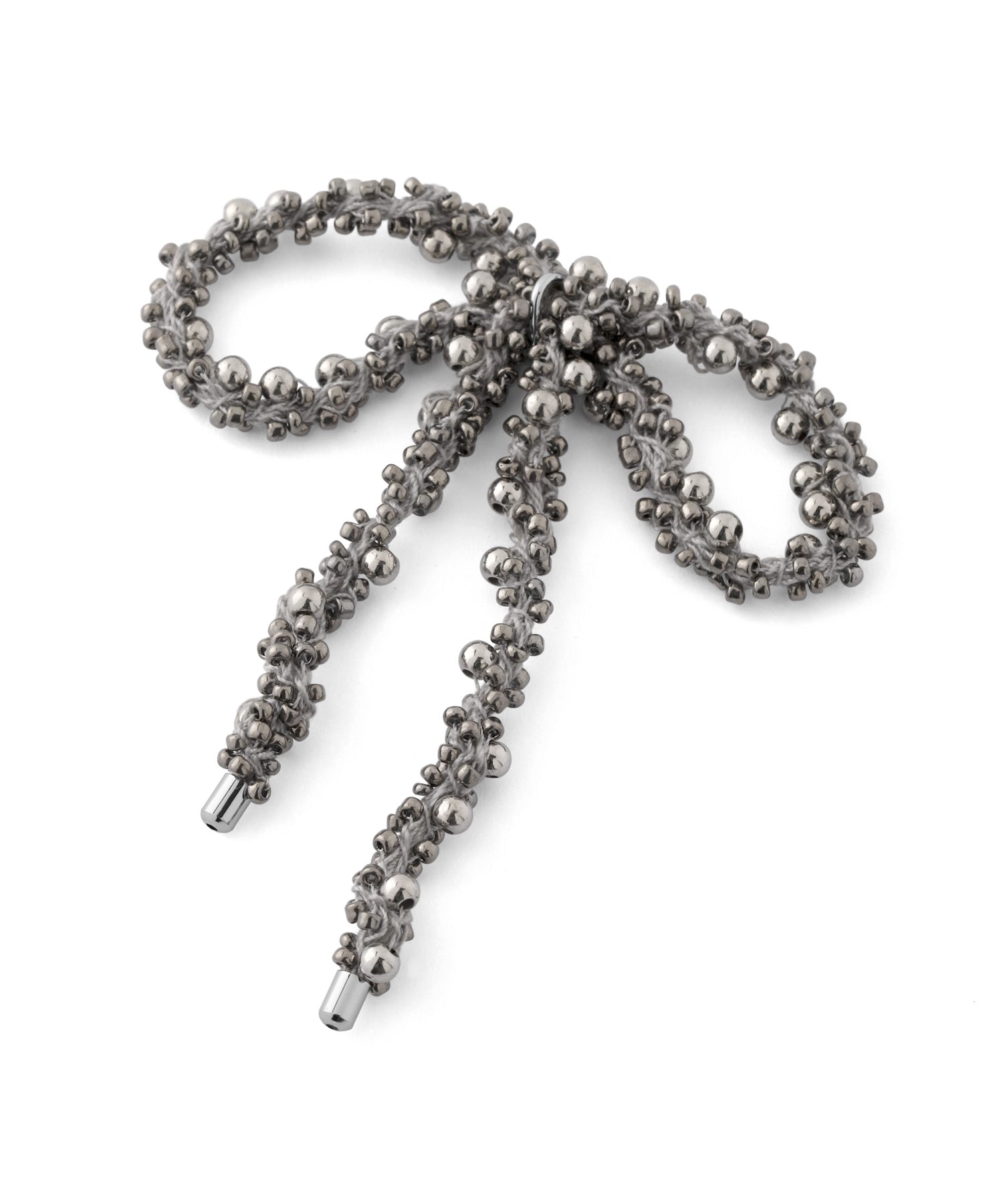 mimimi　ピアレス mimi33】ビーズリボンピアス[Ownideal]｜アネモネ・シエナロゼ