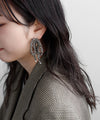 ビーズリボンピアス[Ownideal]
