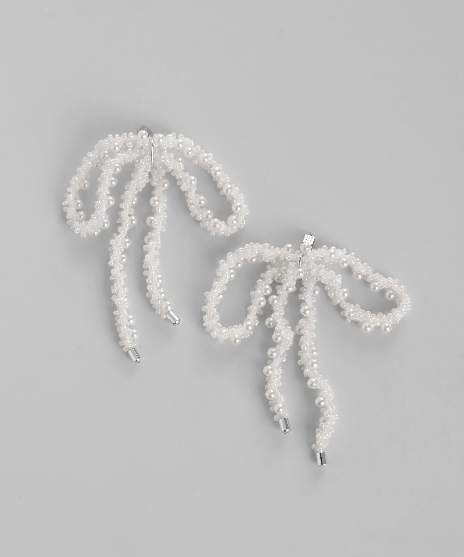 mimi33】ビーズリボンピアス[Ownideal]｜アネモネ・シエナロゼ