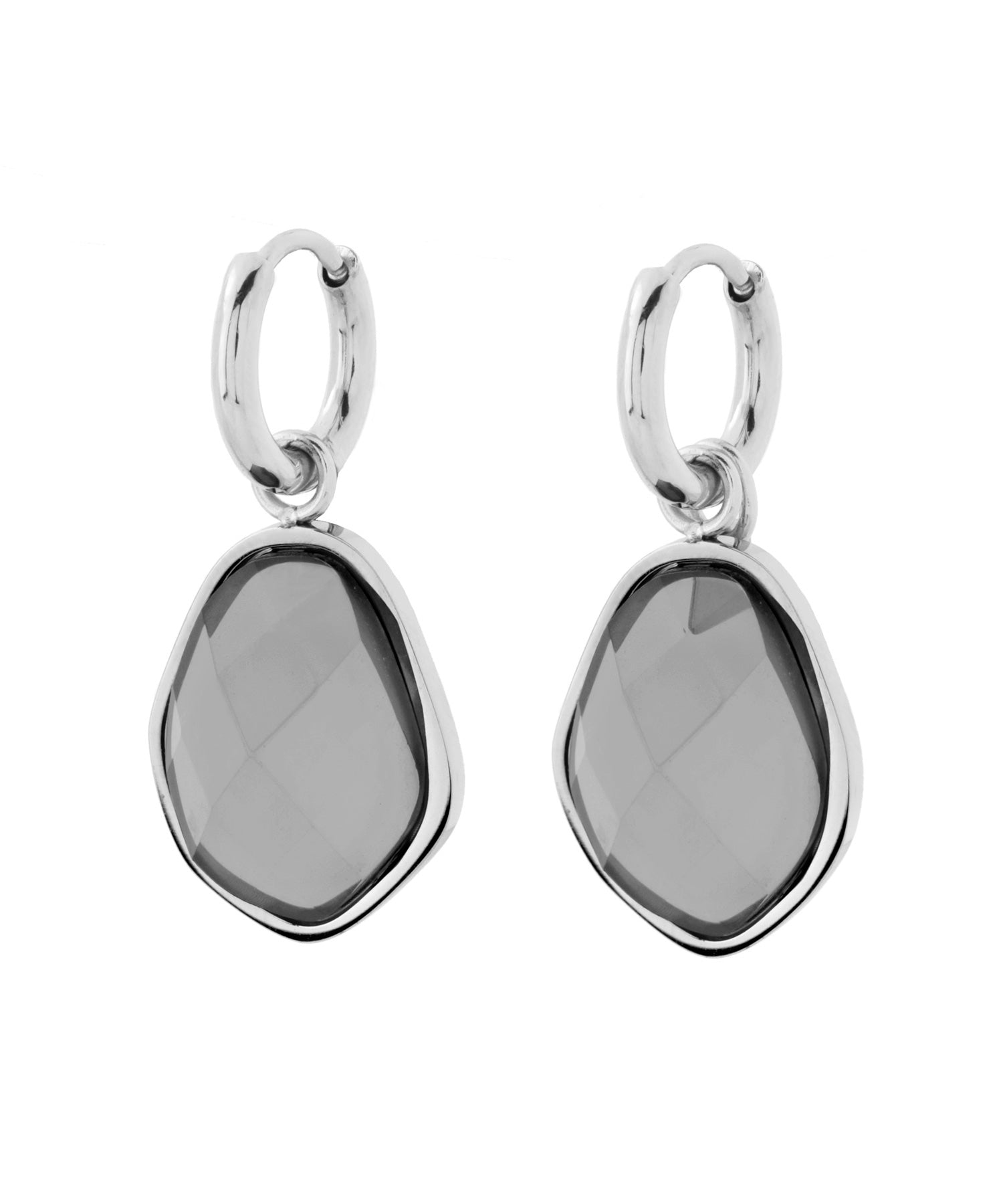 mimi33】カラーストーンフープピアス[ステンレス] [Ownideal