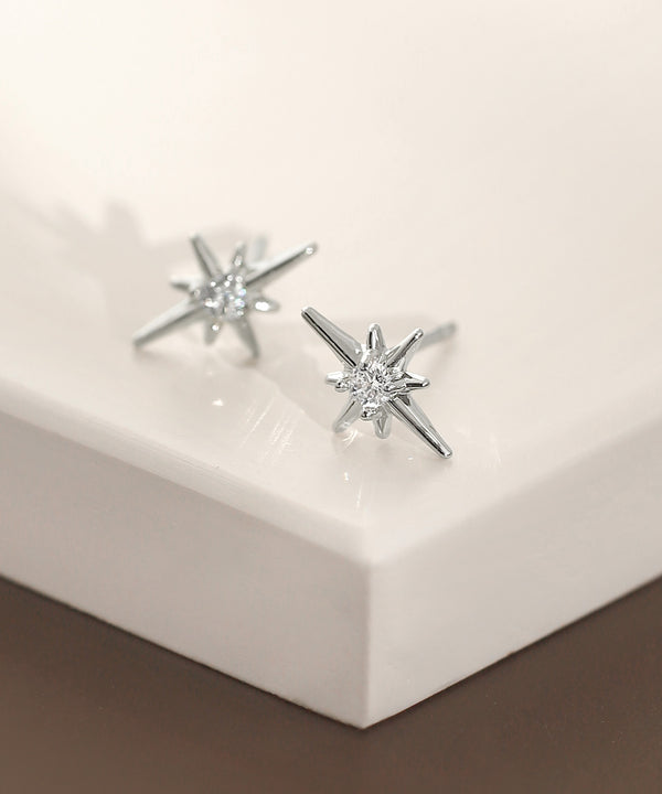 Beaded Star Earrings