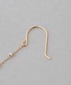 Square shell earrings [K10][Basic]