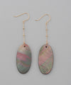 Oval shell earrings [K10][Basic]
