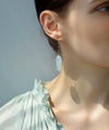 Oval shell earrings [K10][Basic]