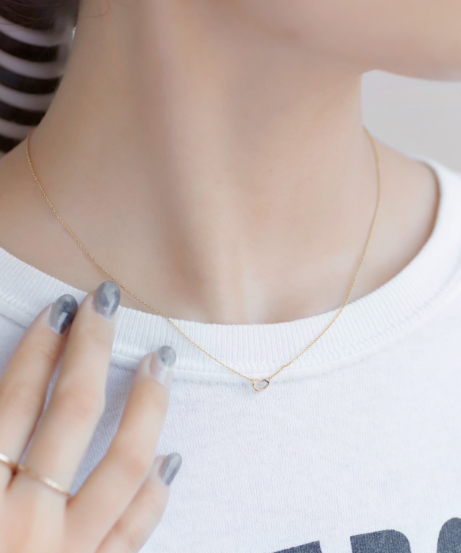 ANEMONE】ニュアンスハートフレームネックレス｜SANPO ONLINE(サンポー