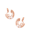 Pearl hoop earrings [Sheerchic]