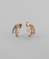 Bijou x Double Line Curl Earrings [Sheerchic]