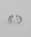 Bijou x Double Line Curl Earrings [Sheerchic]