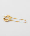 Hoop x Chain Set Earrings [Ownideal]