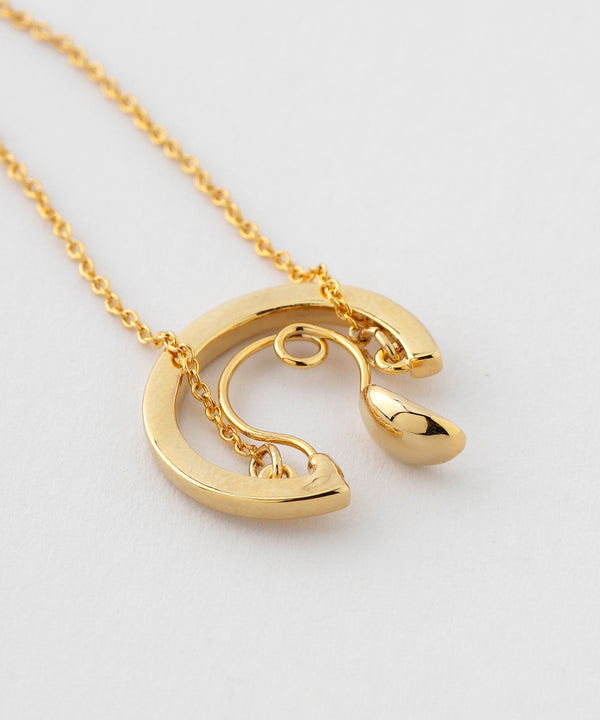 Hoop x Chain Set Earrings [Ownideal]