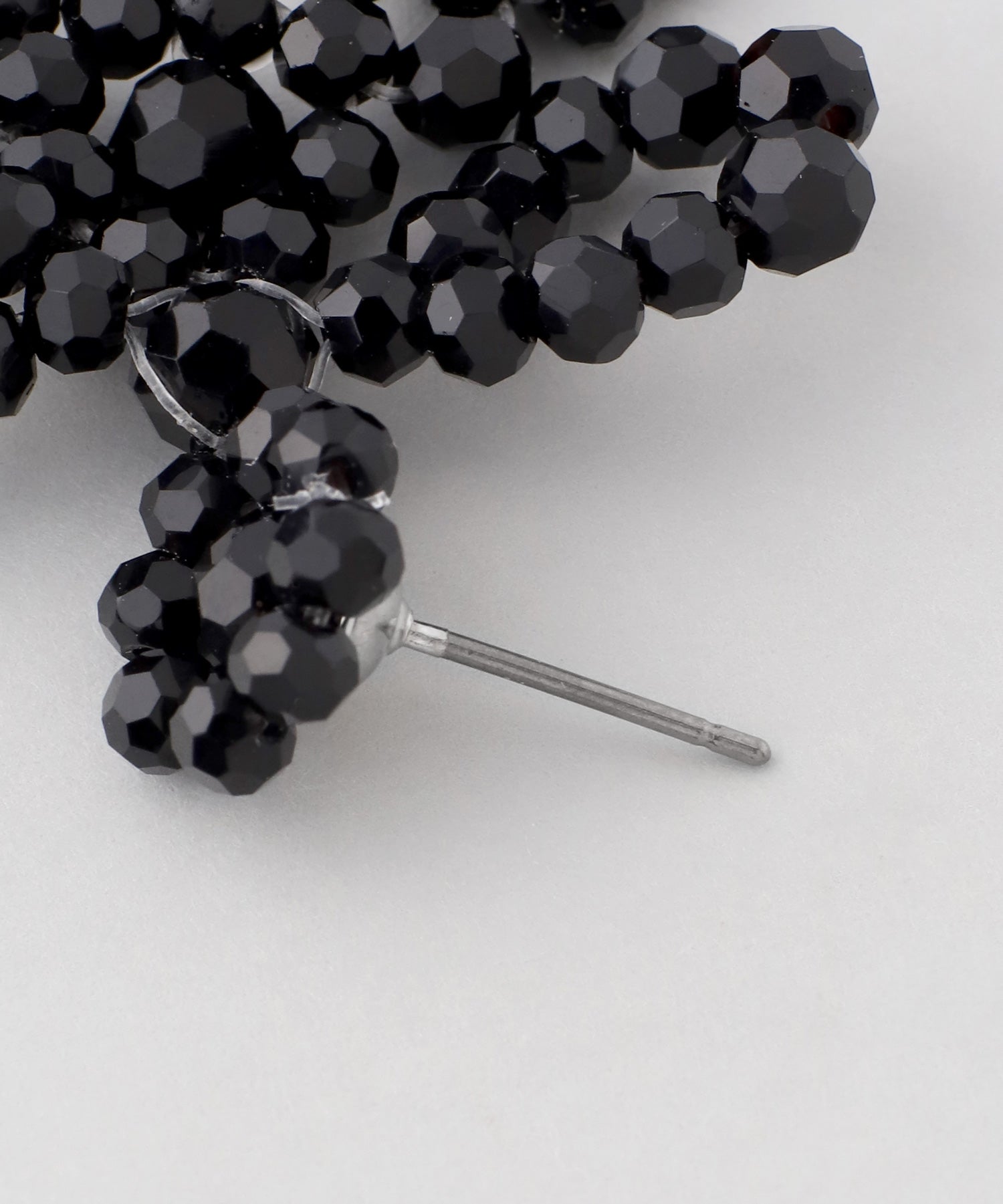 mimi33】ガラスビーズステッチピアス[Ownideal]｜アネモネ・シエナロゼ