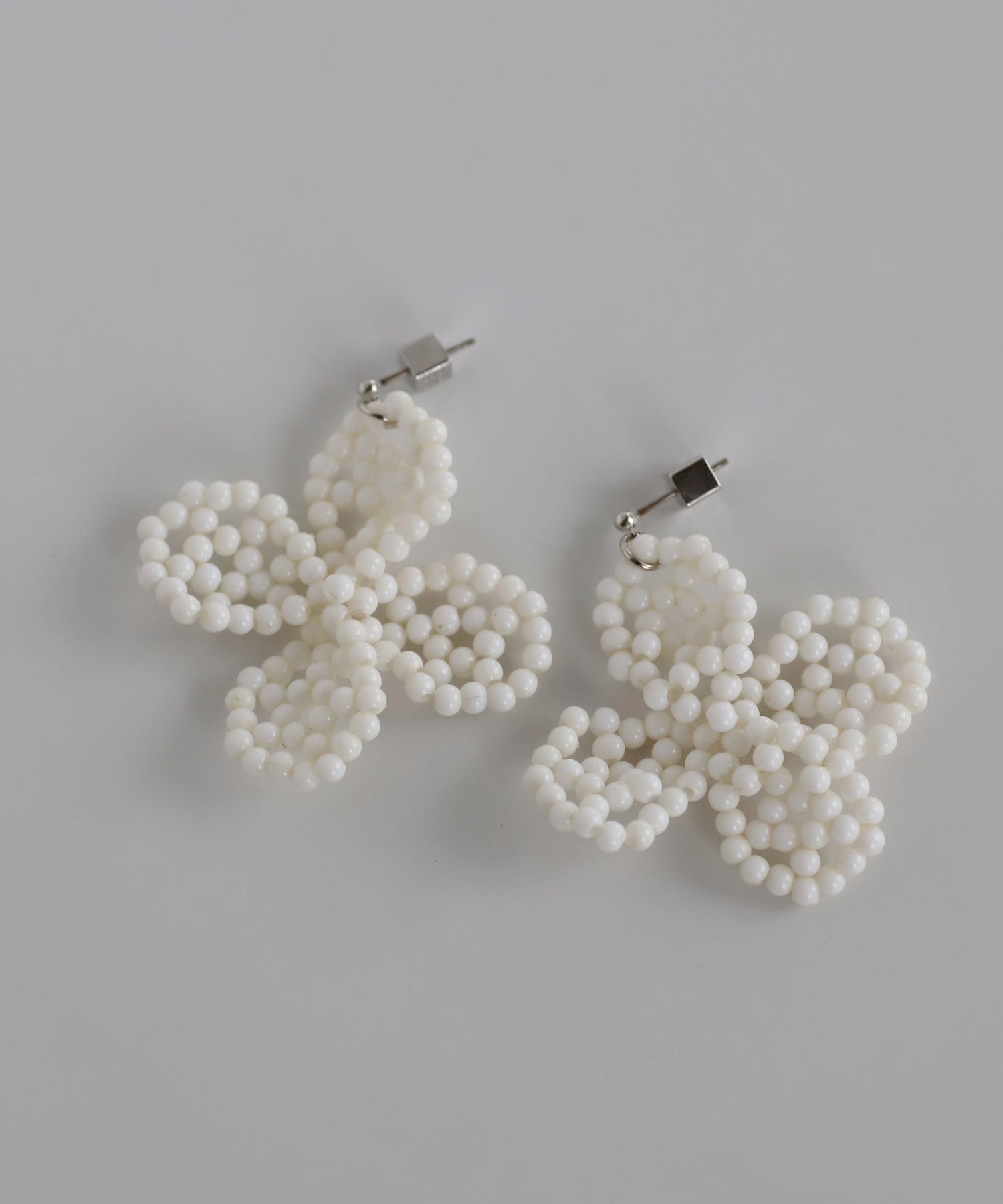 mimi33】ビーズフラワーピアス[Ownideal]｜アネモネ・シエナロゼ