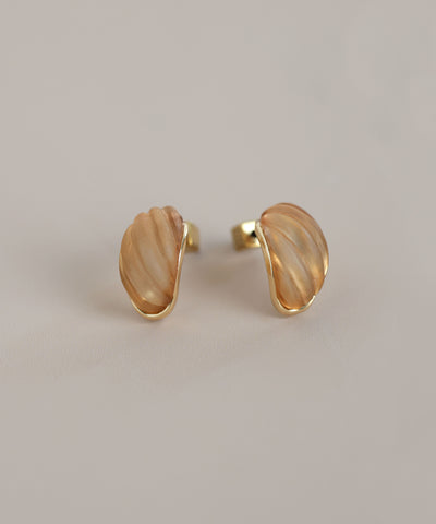 デザインカールピアス[Ownideal]