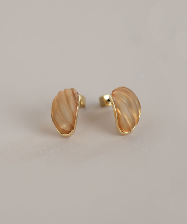 デザインカールピアス?[Ownideal]