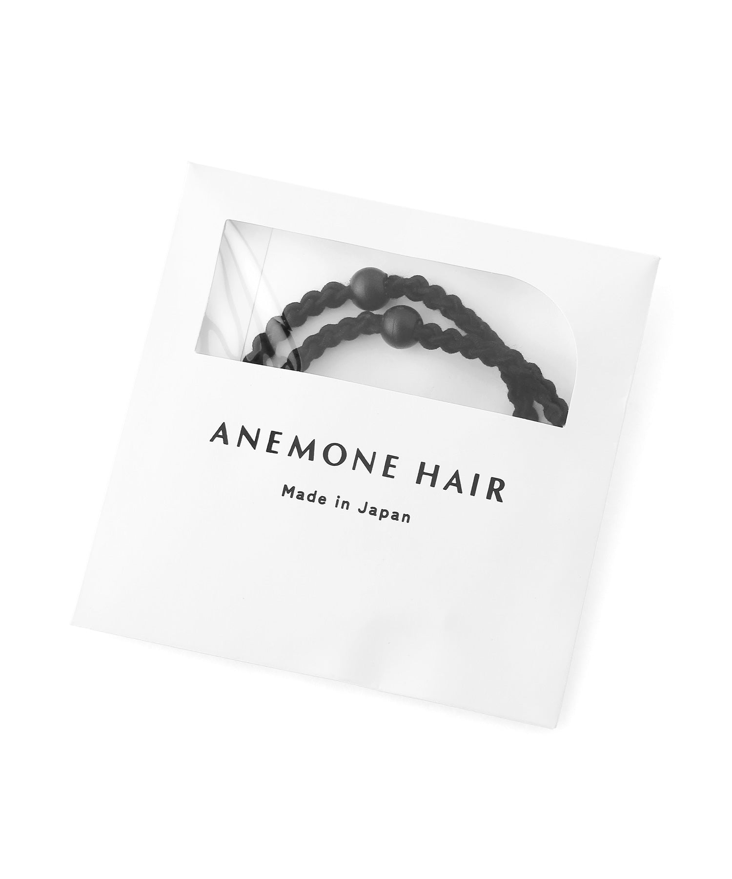 ANEMONE】シルクアンニュヘアゴム[2本セット]｜アネモネ・シエナロゼ
