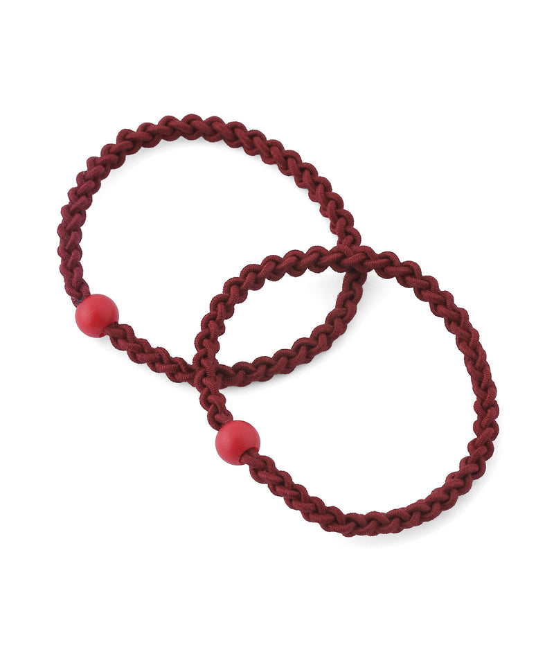 シルクアンニュヘアゴム[2本セット]