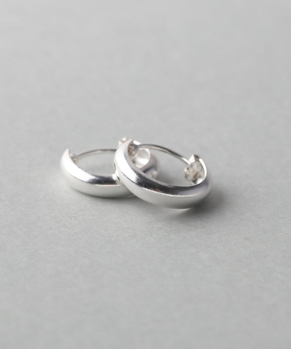 ボールドラインフープピアス[A][silver925]