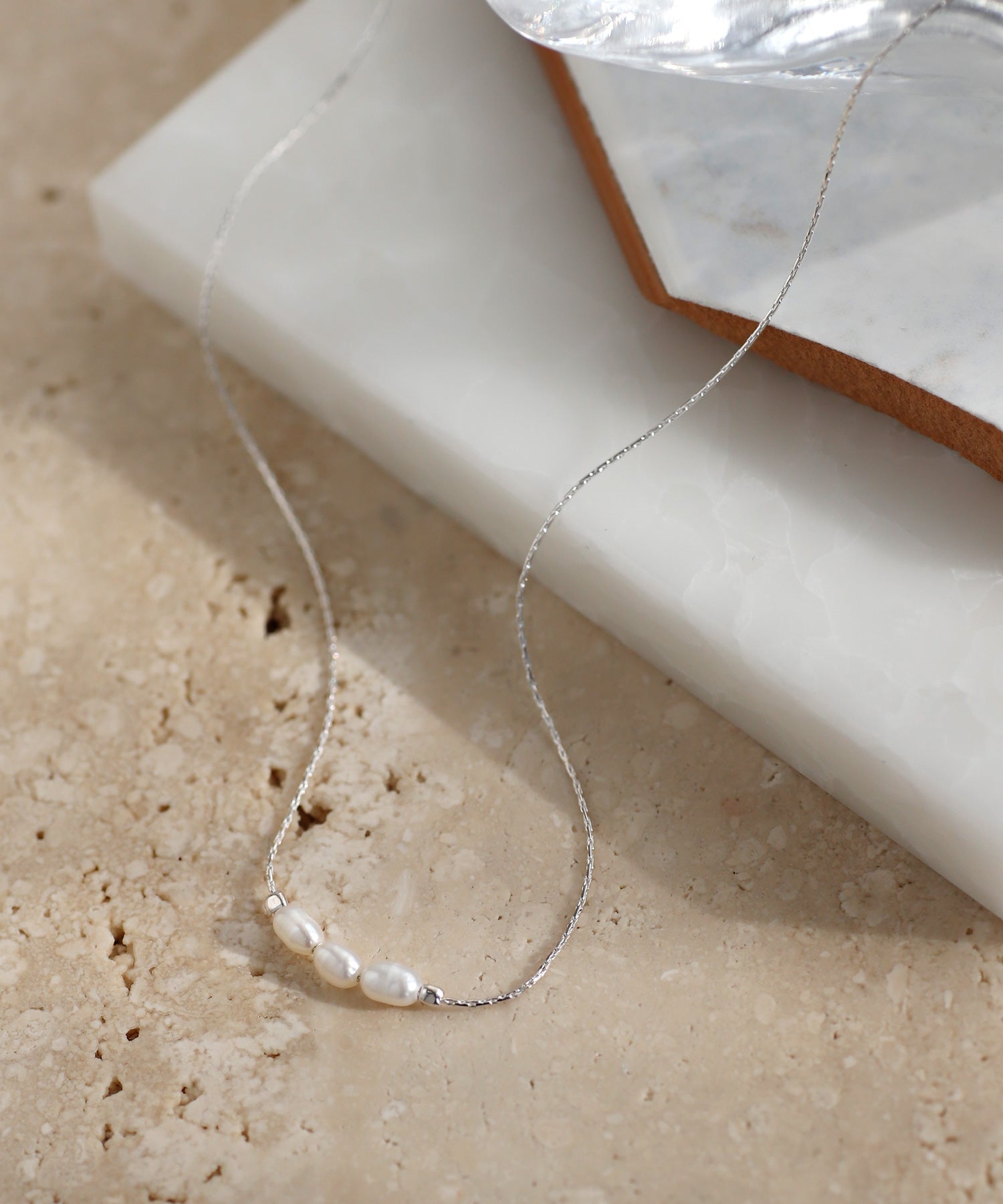 ANEMONE】3粒淡水パールネックレス[silver925]｜SANPO ONLINE(サンポー