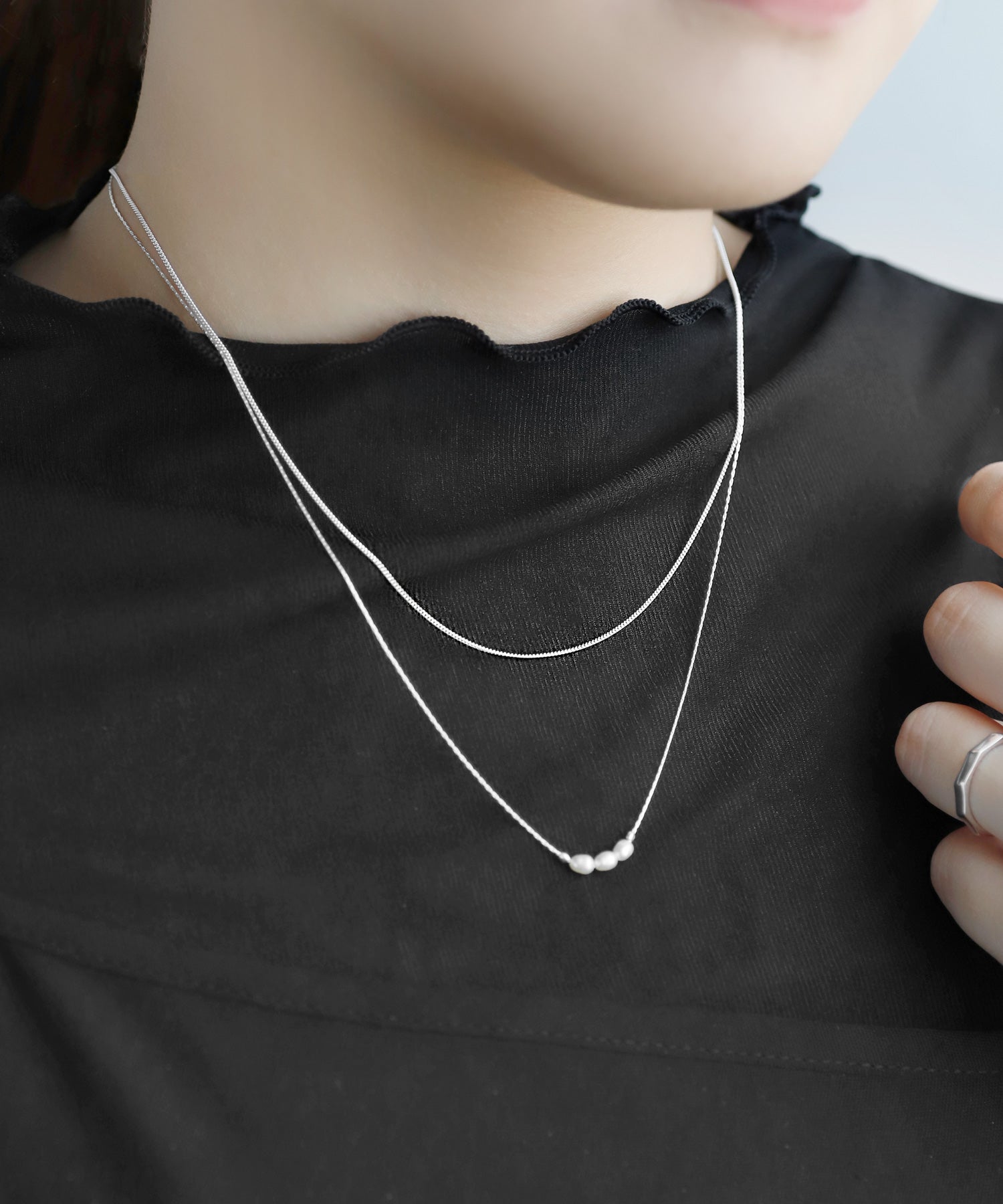 ANEMONE】ショートチェーンネックレス[silver925]｜SANPO ONLINE
