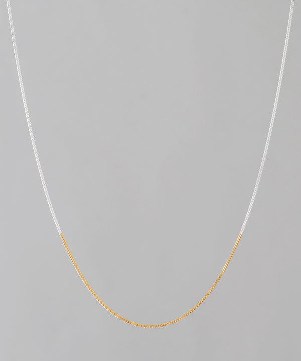 Combination Color Slim Chain Necklace [Silver 925] [Basic]