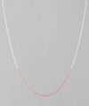 Combination Color Slim Chain Necklace [Silver 925] [Basic]