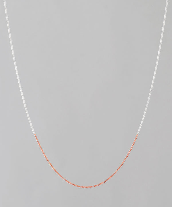 Combination Color Slim Chain Necklace [Silver 925] [Basic]