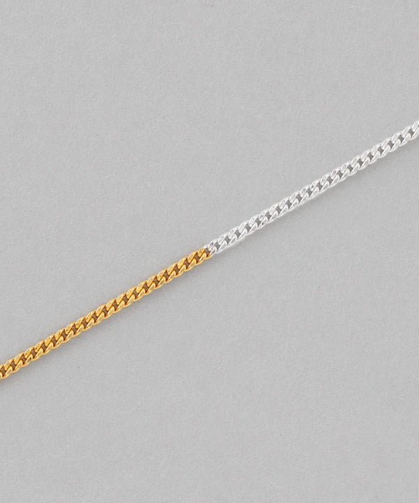 Combination Color Slim Chain Necklace [Silver 925] [Basic]