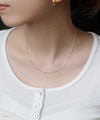 Combination Color Slim Chain Necklace [Silver 925] [Basic]