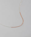 Combination Color Slim Chain Necklace [Silver 925] [Basic]