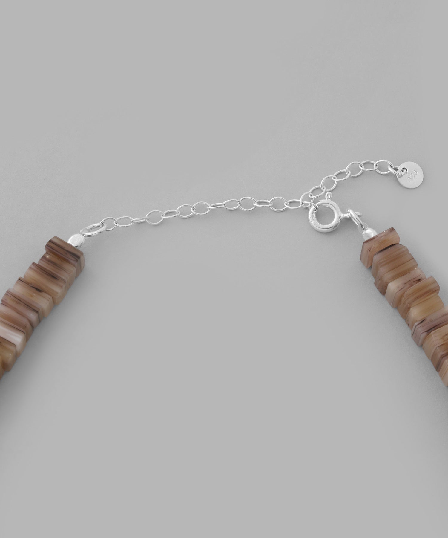 mimi33】スクエアストーンネックレス[silver925][Ownideal]｜アネモネ