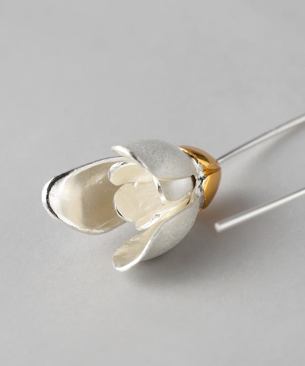 フローラピアス[silver925][Ownideal]