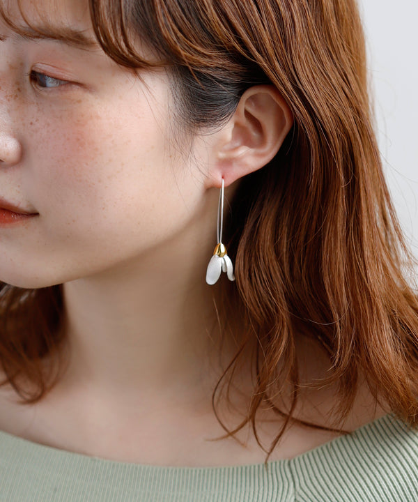 フローラピアス[silver925][Ownideal]