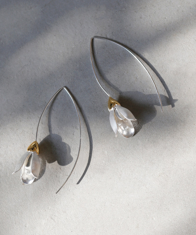 フローラピアス[silver925][Ownideal]