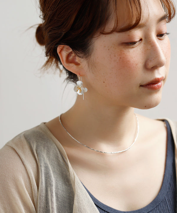 フローラピアス[silver925][Ownideal]