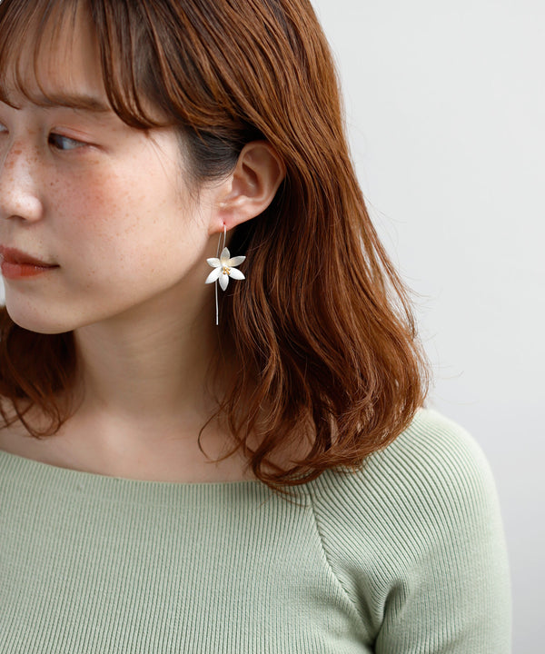 フローラピアス[silver925][Ownideal]