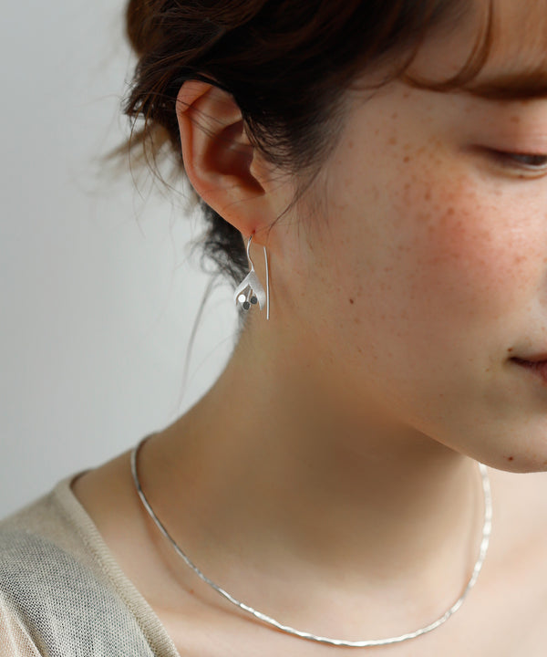 フローラピアス[silver925][Ownideal]