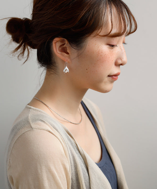 フローラピアス[silver925][Ownideal]