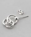 Circle earrings [silver925] [Ownideal]