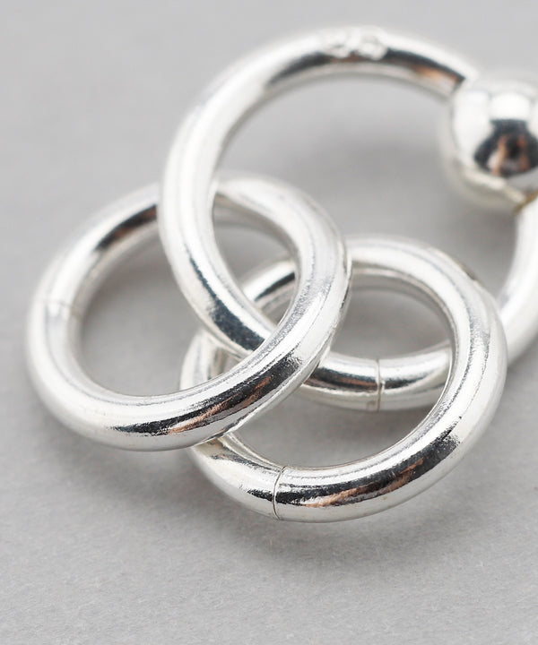 Circle earrings [silver925] [Ownideal]
