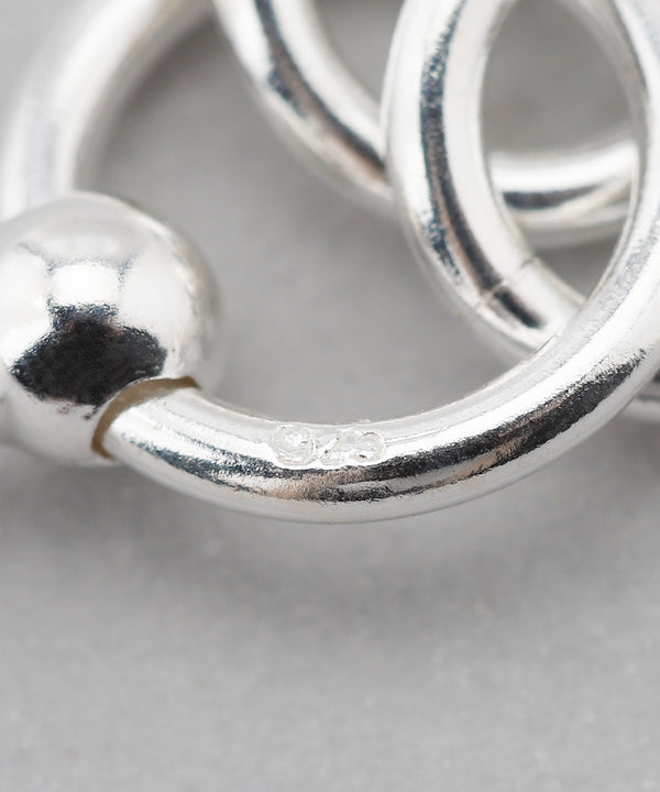 Circle earrings [silver925] [Ownideal]