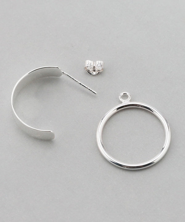 カール×サークルピアス[silver925][Ownideal]