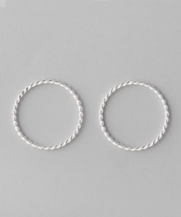 Slim Twist Rings [Set of 2] [Silver 925]
