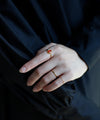 Natural stone ring [silver925] [Sheerchic]