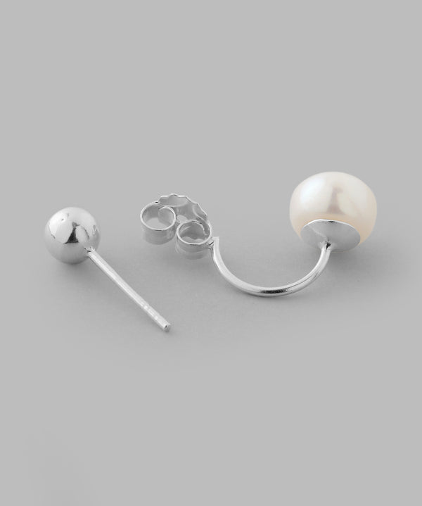 スフィア×パールバックキャッチピアス[silver925]