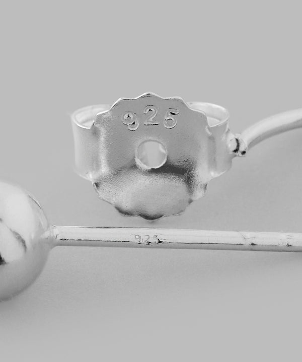スフィア×パールバックキャッチピアス[silver925]