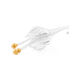 Combination Color Flower Hook Earrings [Silver 925] [Sheerchic]