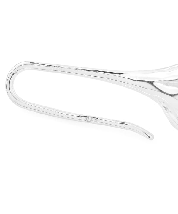 Combination Color Flower Hook Earrings [Silver 925] [Sheerchic]